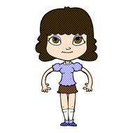comic cartoon girl N6