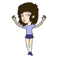 comic cartoon pretty girl N24