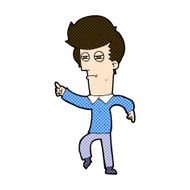 comic cartoon man accusing N5