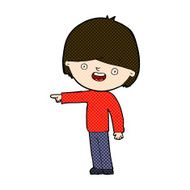 comic cartoon man pointing N41