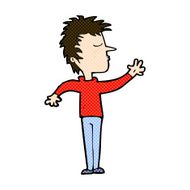 comic cartoon dismissive man N3