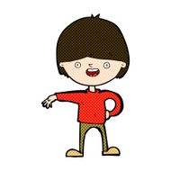 comic cartoon happy man N95