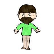 comic cartoon happy man N96