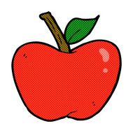 comic cartoon apple N19