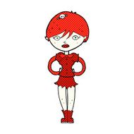 comic cartoon pretty vampire girl N6