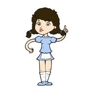 comic cartoon pretty maid woman N3