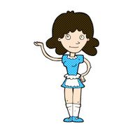comic cartoon maid N10
