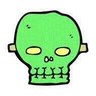 comic cartoon spooky skull mask N5