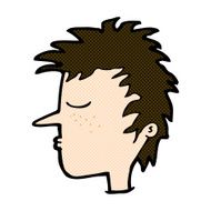 comic cartoon male face N5