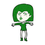 comic cartoon vampire girl N50