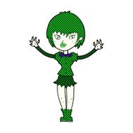 comic cartoon vampire girl N51