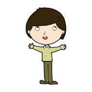 comic cartoon happy boy N51