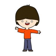 comic cartoon happy boy N52