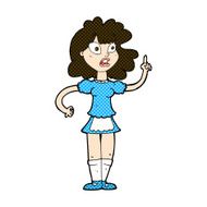 comic cartoon worried maid N3