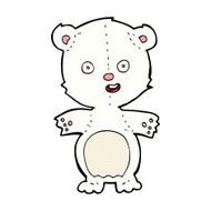 cute polar bear comic cartoon