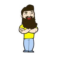 comic cartoon proud man N8