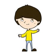 comic cartoon happy boy N53