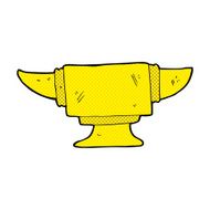 comic cartoon blacksmith anvil N2