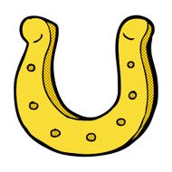 comic cartoon horseshoe N2