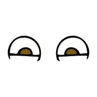 comic cartoon eyes N7