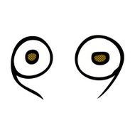 comic cartoon eyes N8