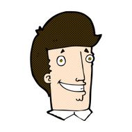 comic cartoon happy man N104