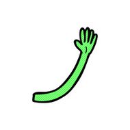 comic cartoon monster arm N5