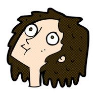 comic cartoon staring woman N12