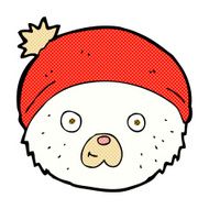 comic cartoon teddy bear face N6