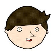 comic cartoon happy face N13