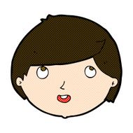 comic cartoon happy face N14