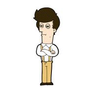 comic cartoon annoyed man N18