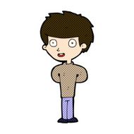 comic cartoon happy boy N54