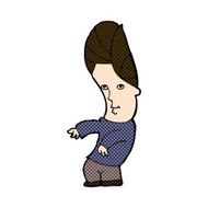 comic cartoon man with no worries N3