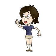 comic cartoon woman asking question N8