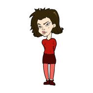 comic cartoon woman N7