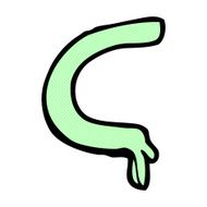 comic cartoon monster arm N10