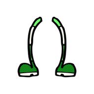 comic cartoon legs N16