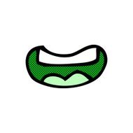 comic cartoon mouth N6