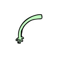 comic cartoon monster arm N19
