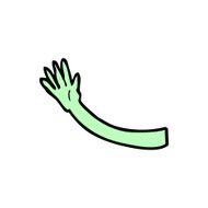 comic cartoon monster arm N20