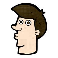 comic cartoon confused man N10