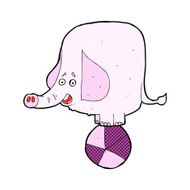 comic cartoon circus elephant N3