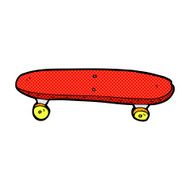 comic cartoon skateboard N14