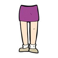 comic cartoon legs N17