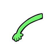 comic cartoon alien arm N3