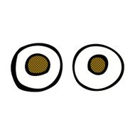 comic cartoon eyes N11