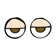 comic cartoon eyes N12