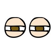 comic cartoon eyes N13