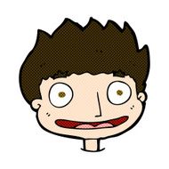 comic cartoon happy boy N55